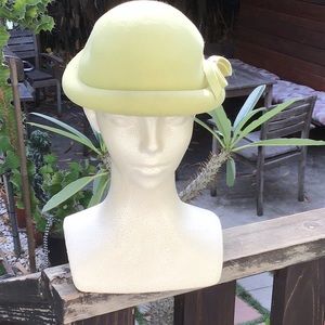 Vintage 100% Wool Hat made by Merrimack Hat Co